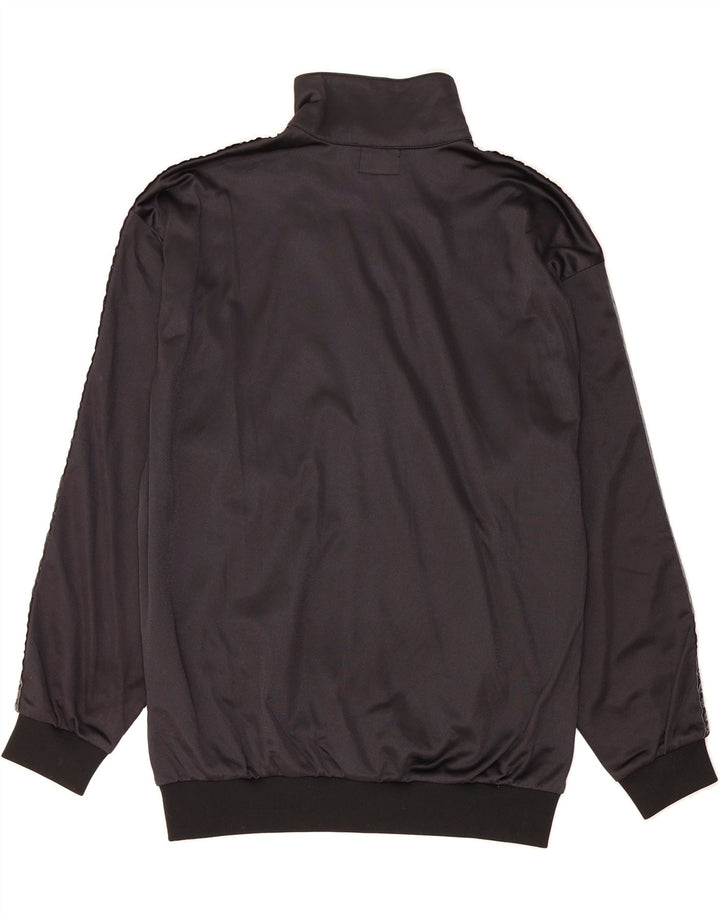 ASICS Mens Graphic Tracksuit Top Jacket IT 54 XL Black Polyamide Vintage Asics and Second-Hand Asics from Messina Hembry 
