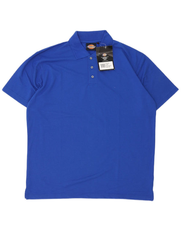 Polo da uomo Dickies XL blu in poliestere