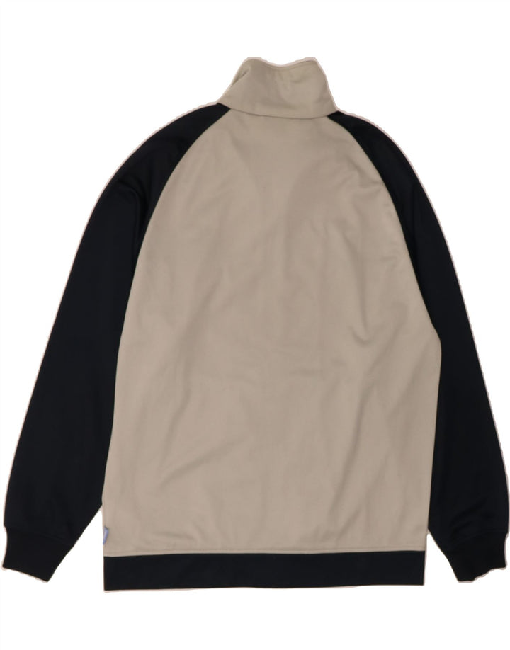 LOTTO Mens Tracksuit Top Jacket Small Grey Colourblock Polyester Vintage Lotto and Second-Hand Lotto from Messina Hembry 