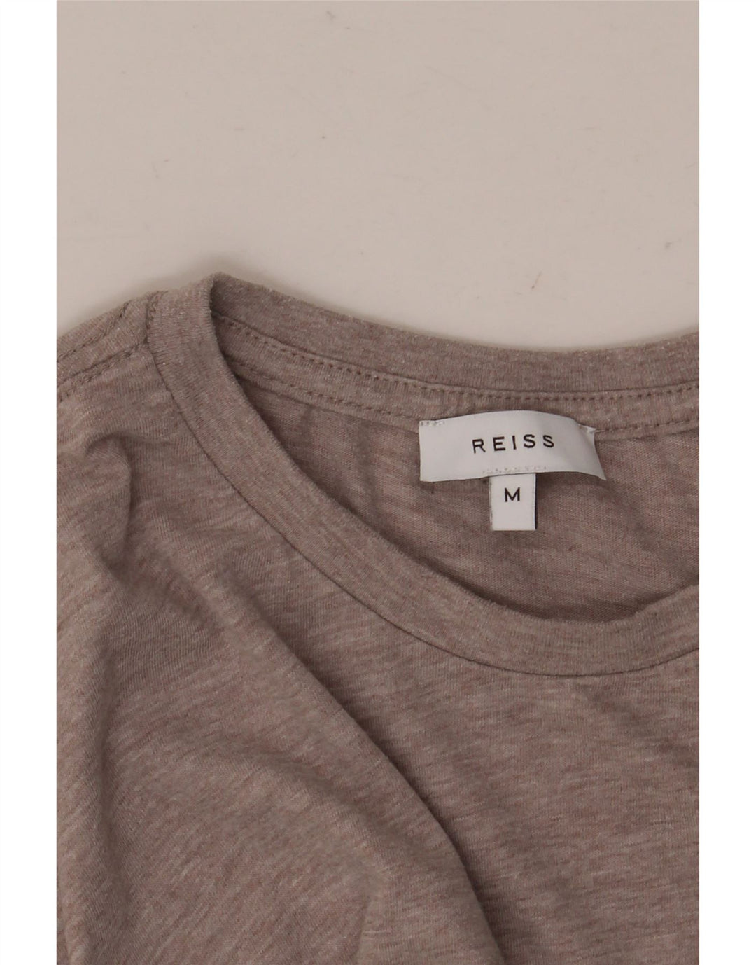T-shirt da uomo Reiss Top marrone medio chiazzato