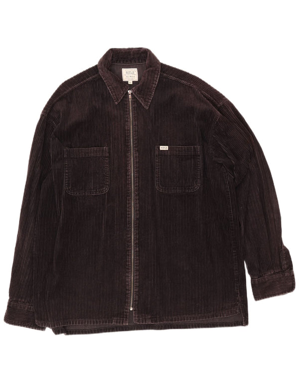 RIFLE Giacca da uomo in velluto a coste UK 42 XL Marrone