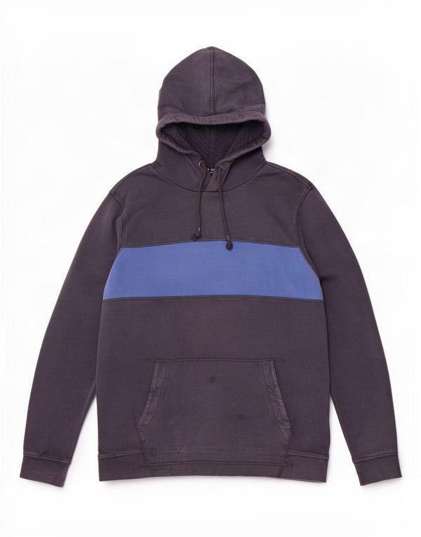 Felpa con cappuccio da uomo Fat Face XL in cotone color block grigio
