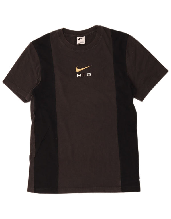 T-shirt Nike Air da uomo, piccola, color block marrone
