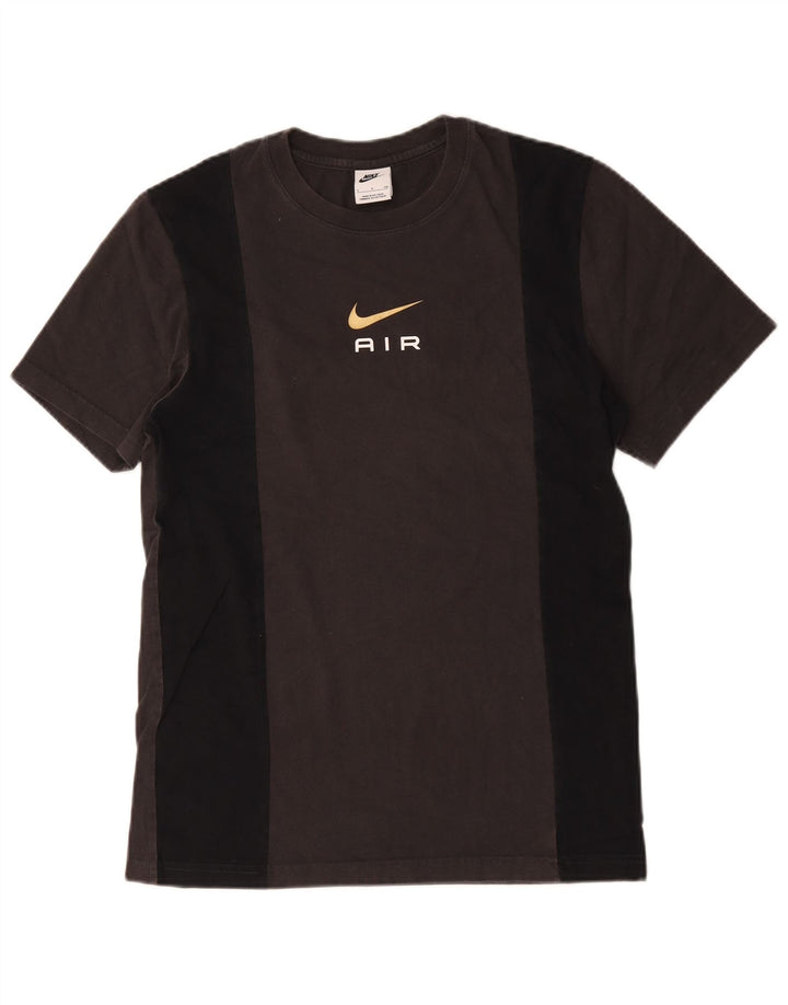 T-shirt Nike Air da uomo, piccola, color block marrone