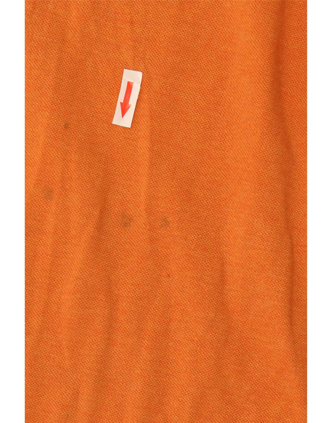 Polo da uomo a maniche lunghe Lacoste taglia 4 in cotone arancione medio