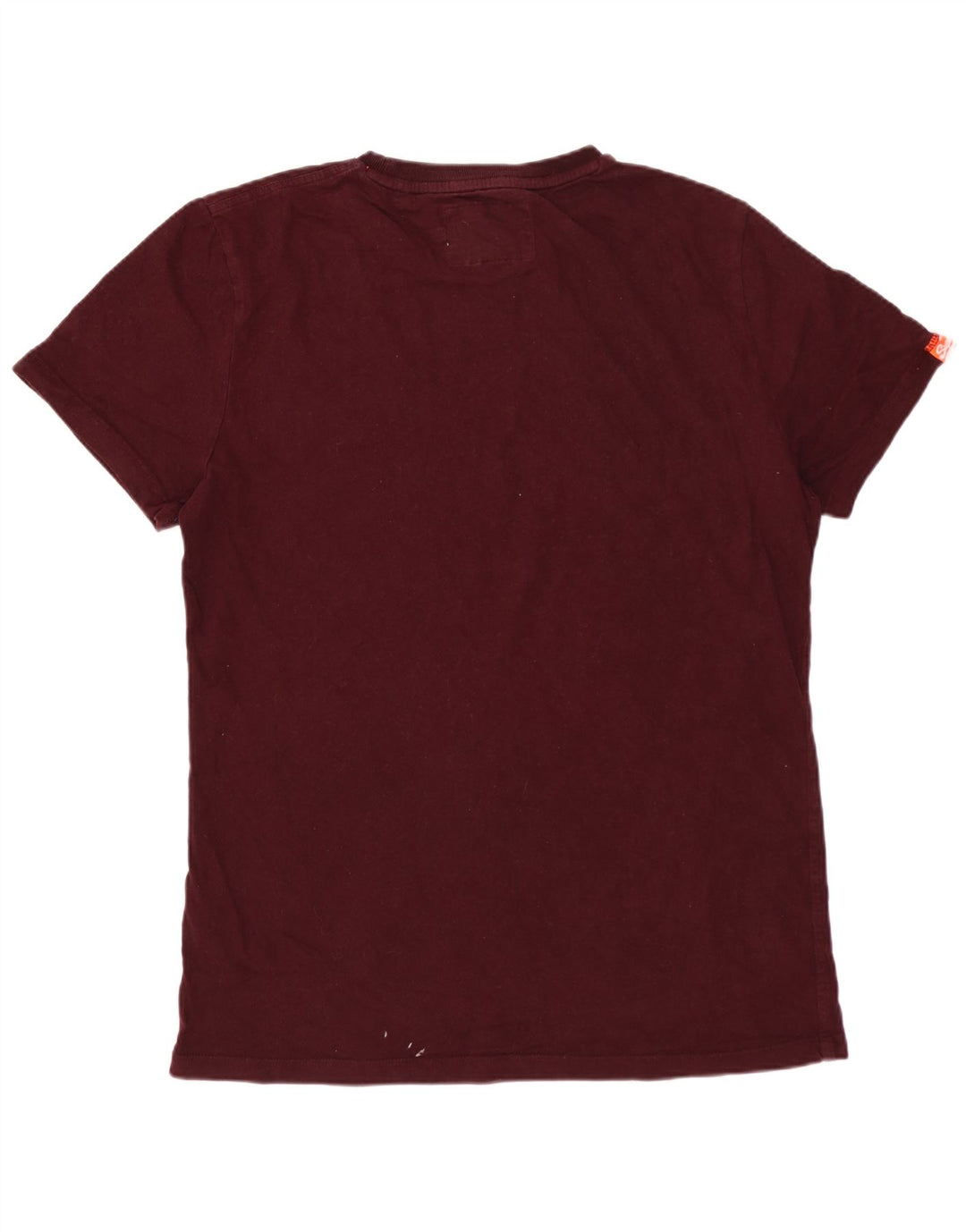 T-shirt da uomo SUPERDRY Top grande in cotone marrone