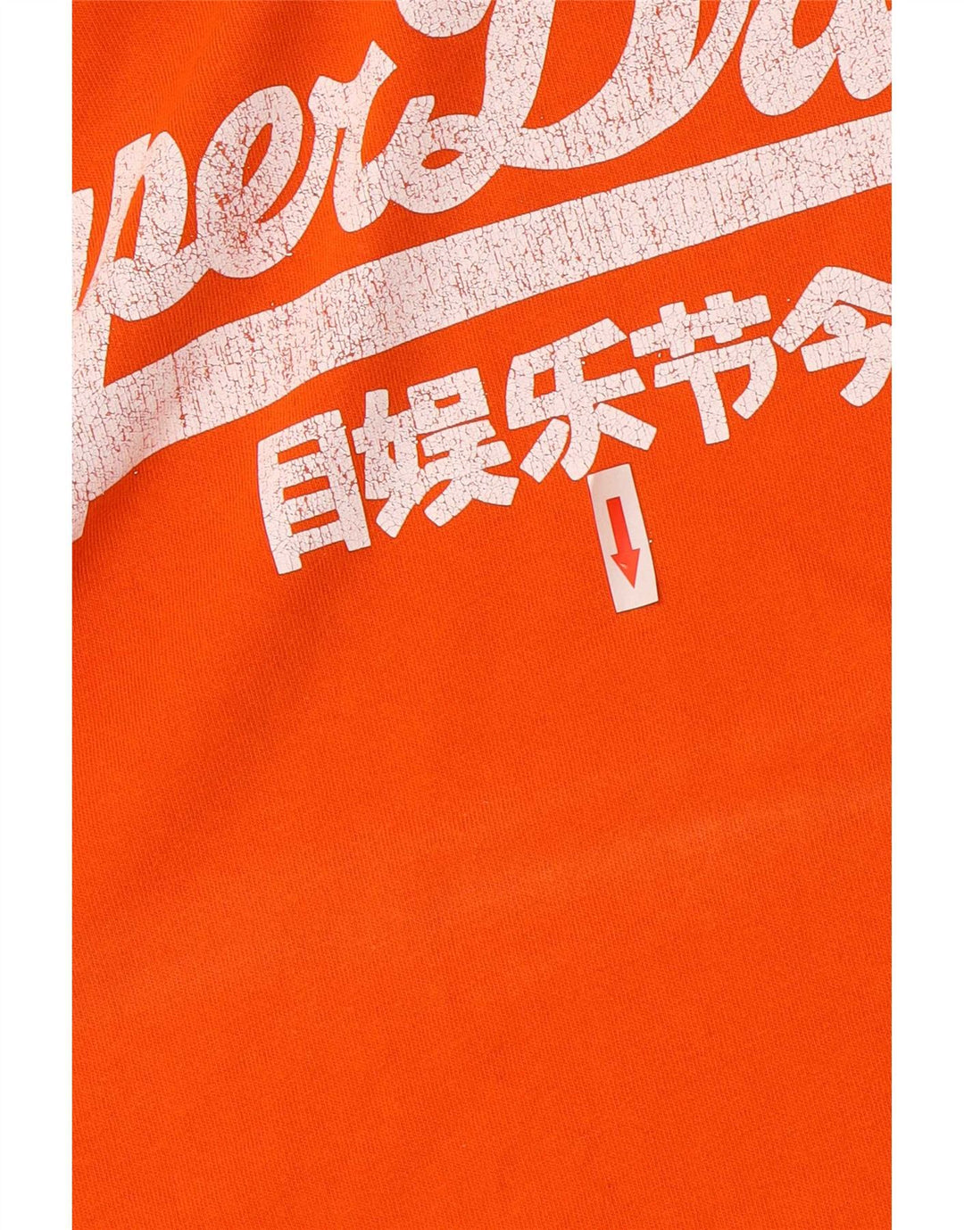 T-shirt grafica da uomo Superdry Top arancione medio