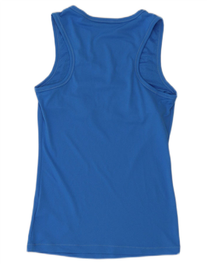 Canotta Nike da donna UK 8 Small blu poliestere