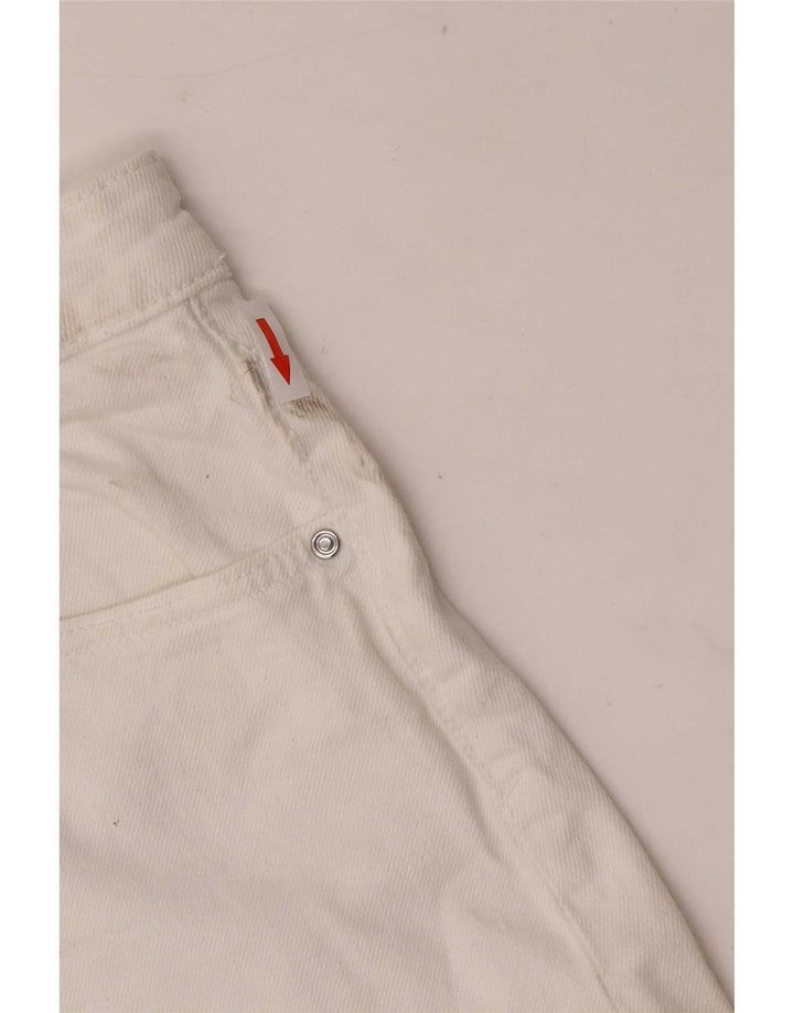 Pantaloncini di jeans da donna Zara EU 40 medi W30 bianchi