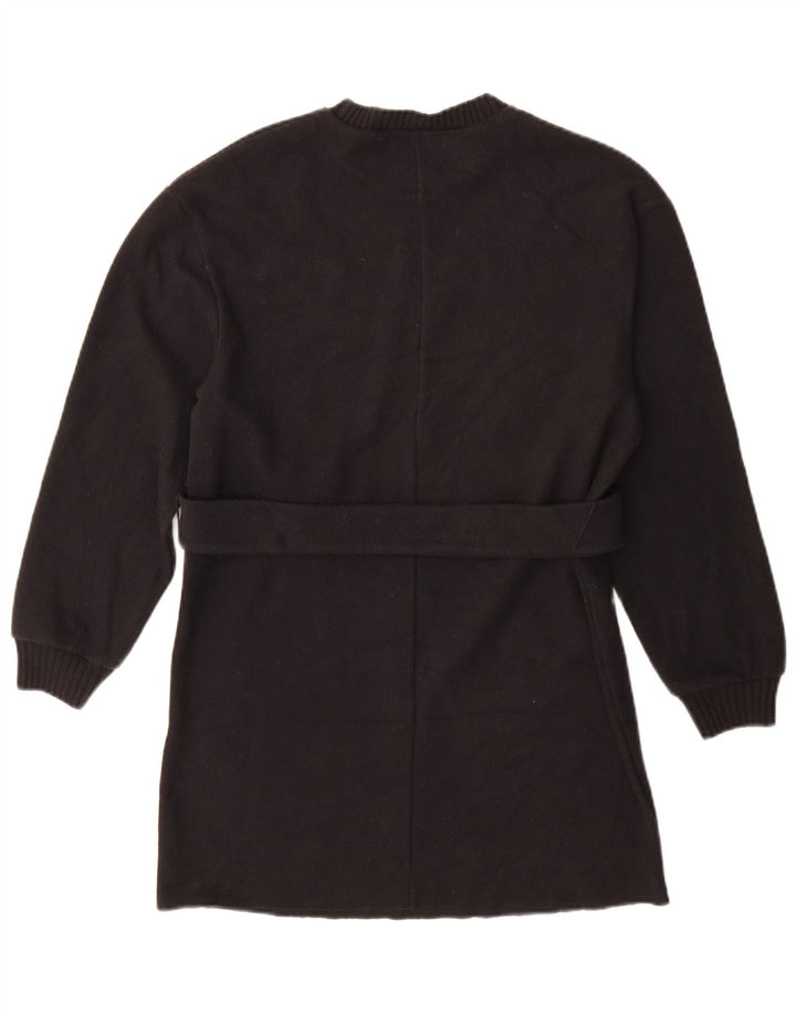 Abito maglione a maniche lunghe da donna Zara UK 10 piccolo poliestere nero