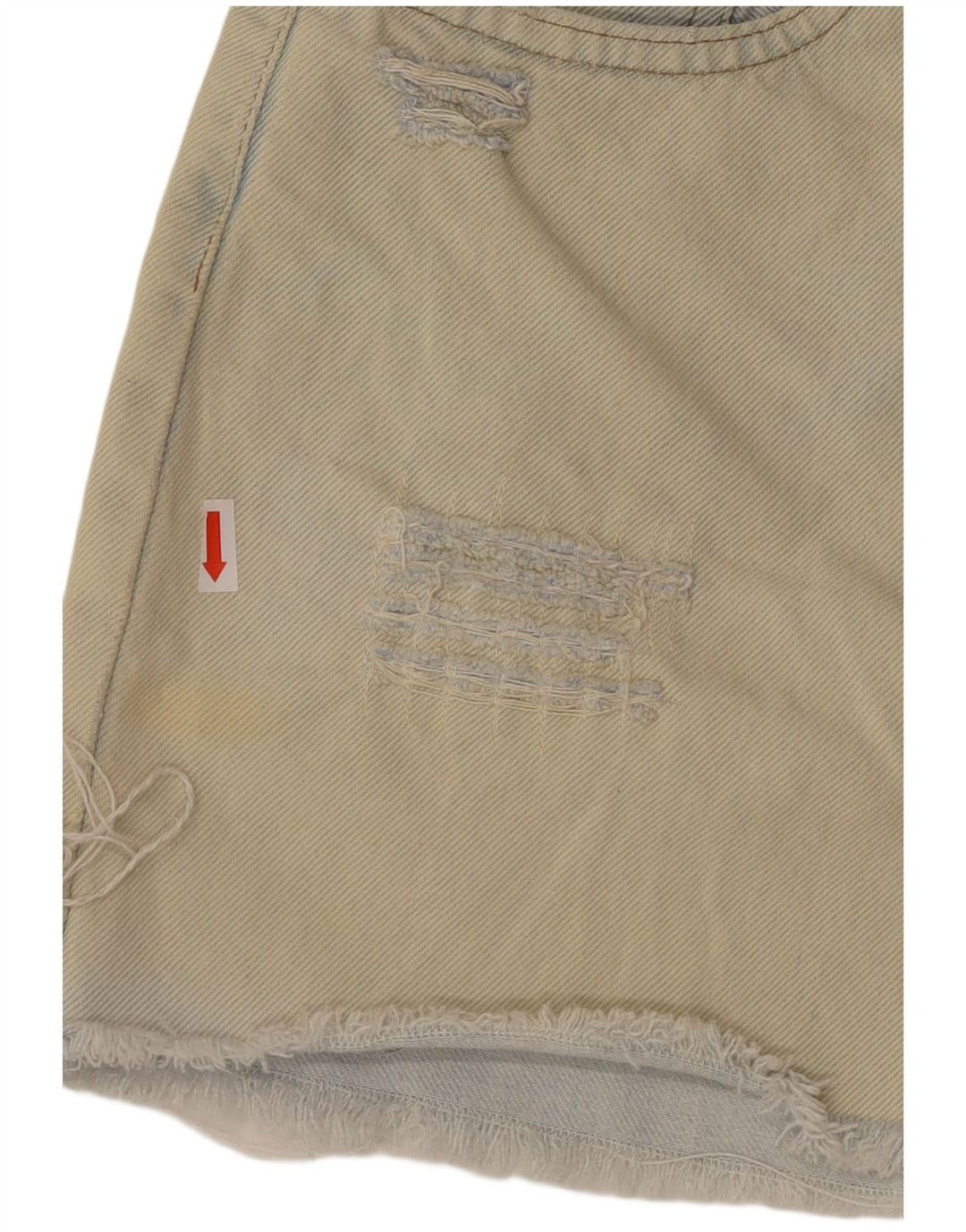 LEVI'S Minigonna in denim invecchiato da donna W28 cotone blu medio