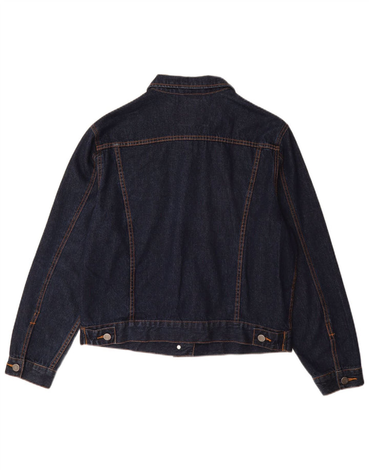 Giacca di jeans da donna John Baner UK 16 grande cotone blu navy
