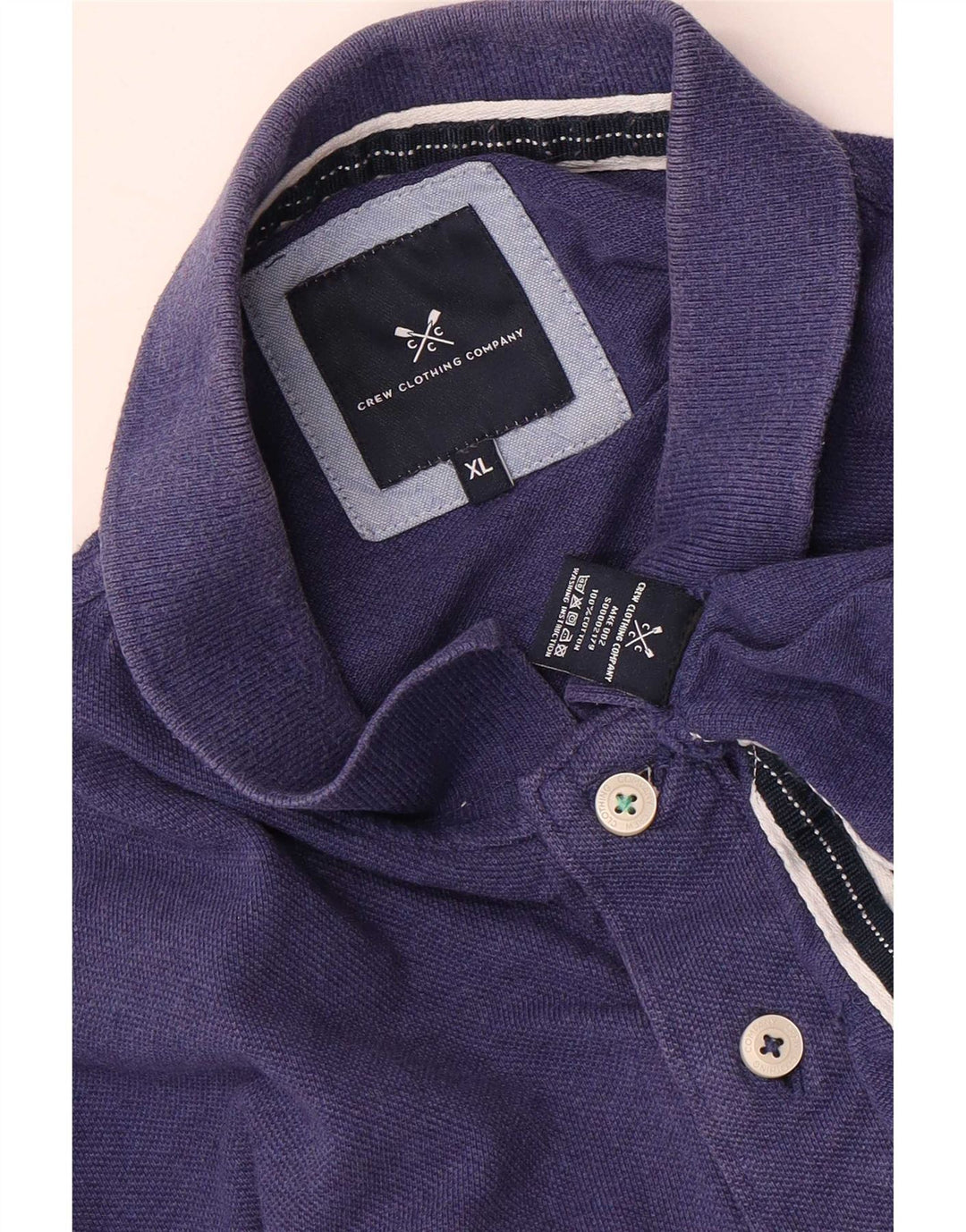 Crew Clothing Polo da uomo XL Blu navy