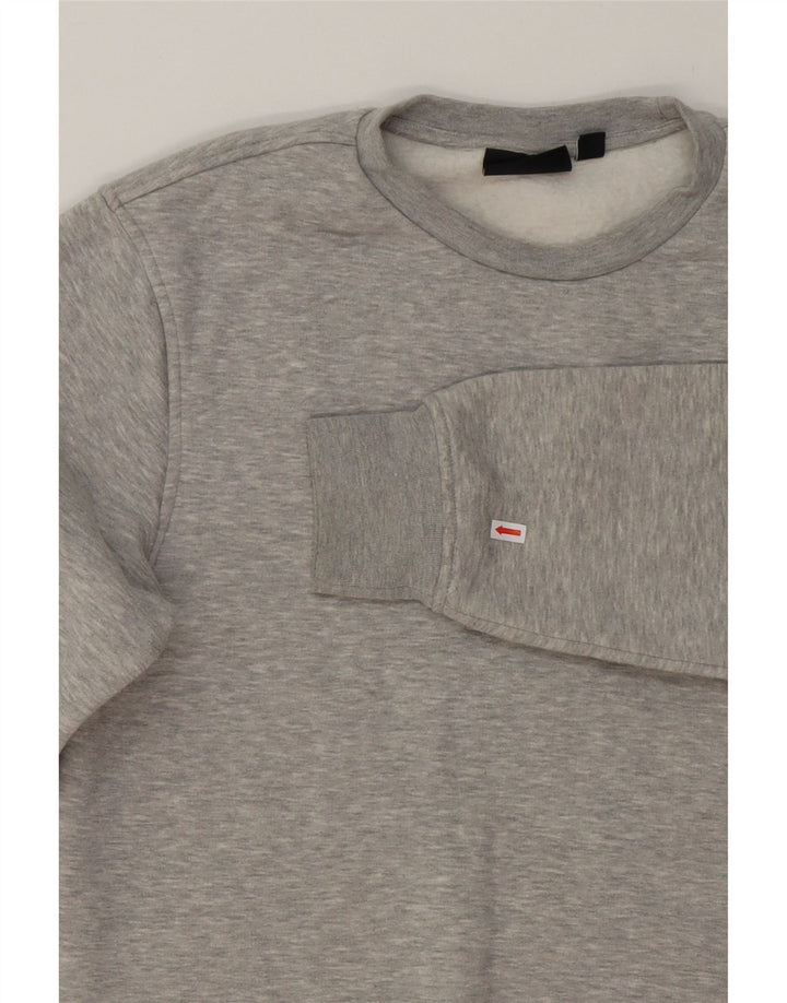 NICCE Mens Graphic Sweatshirt Jumper Large Grey Polyester Vintage Nicce and Second-Hand Nicce from Messina Hembry 