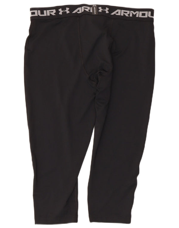 Leggings Capri grafici da uomo Under Armour 2XL poliestere nero