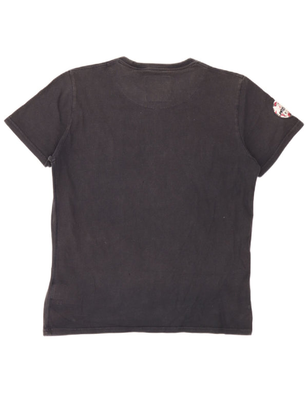 T-shirt grafica da uomo Superdry Top XL in cotone nero