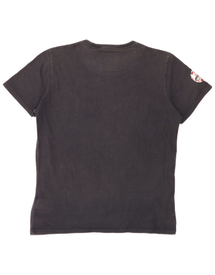 T-shirt grafica da uomo Superdry Top XL in cotone nero