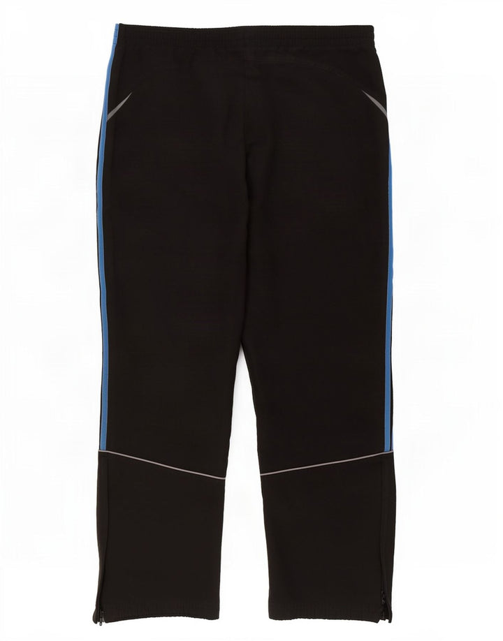 Pantaloni da tuta Adidas Climalite da uomo, pantaloni da jogging, grandi, in poliestere nero