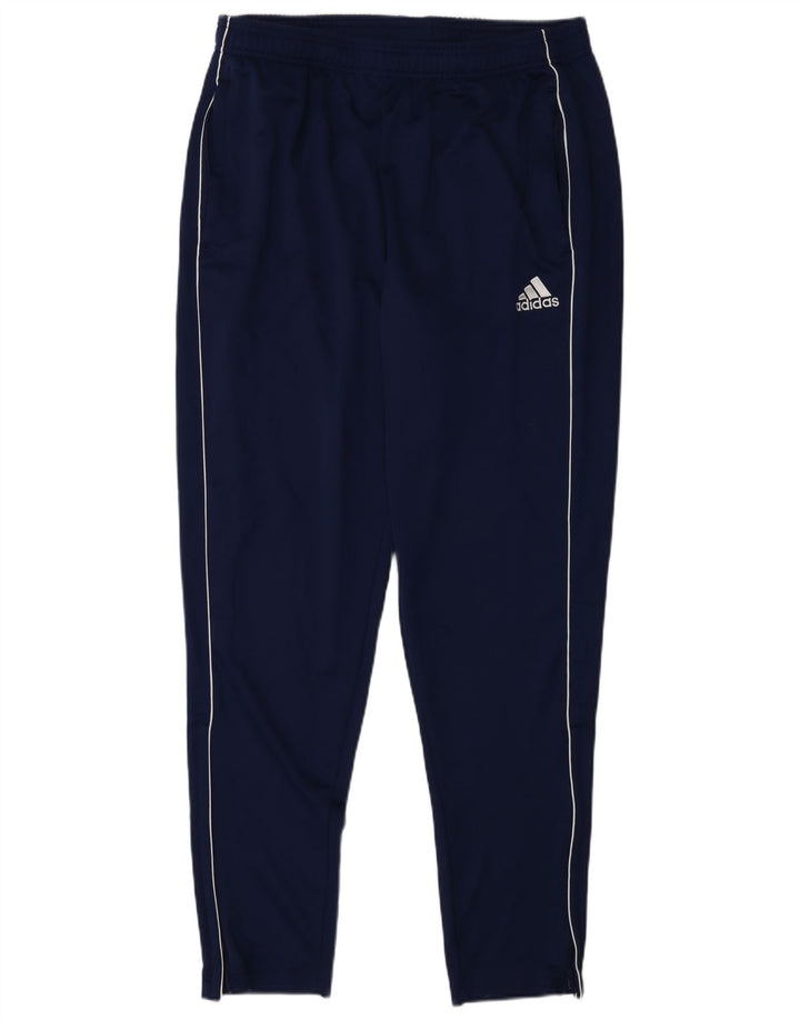 Pantaloni da tuta Adidas Aeroready da uomo XL in poliestere blu navy