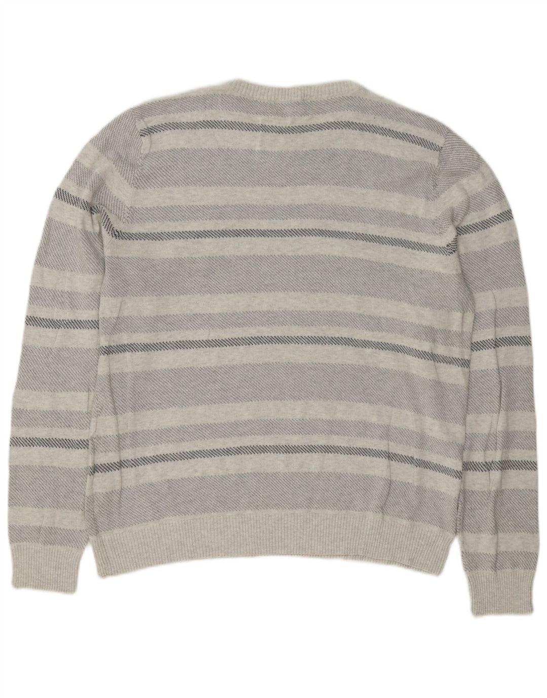 Maglione maglione girocollo da uomo Marks & Spencer blu Harbour grande grigio