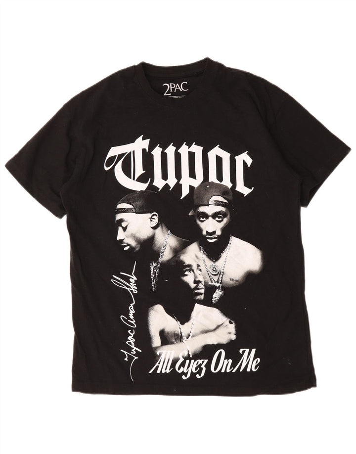 T-shirt grafica Pull & Bear da uomo 2 Pac, piccola, nera