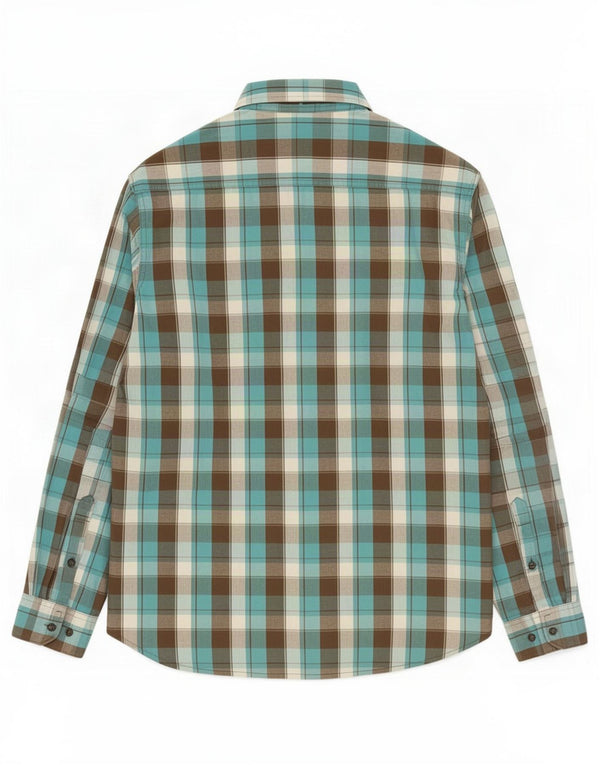 Camicia da uomo Lee in cotone a quadri grandi blu