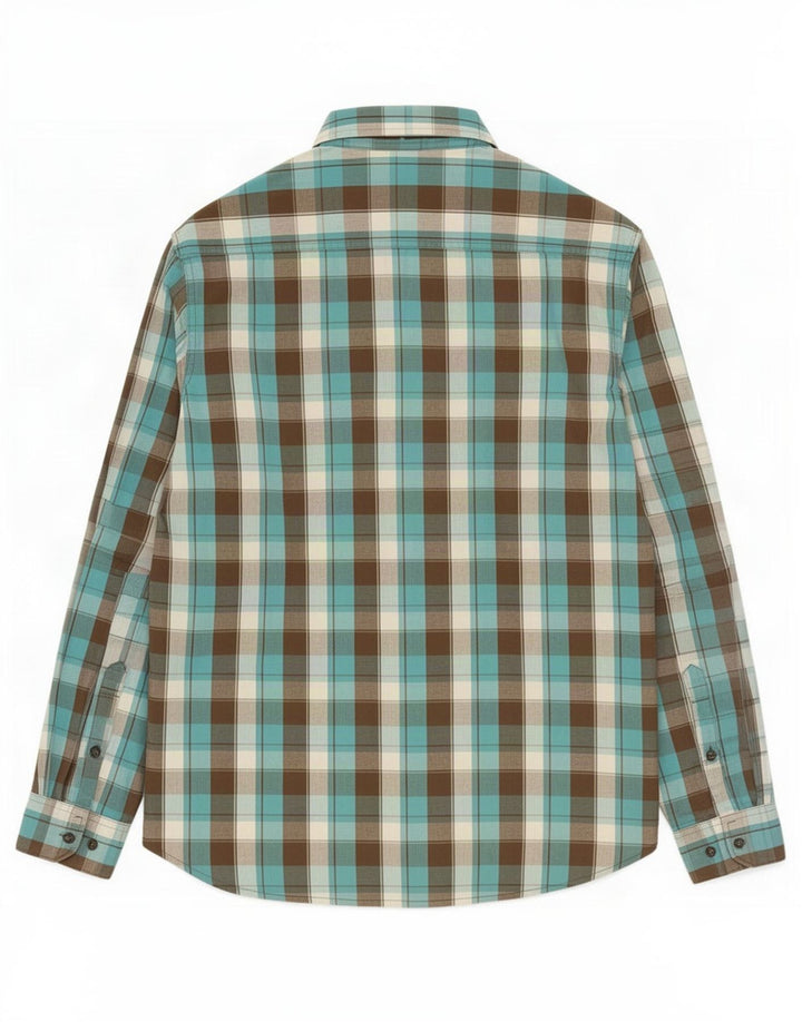 Camicia da uomo Lee in cotone a quadri grandi blu