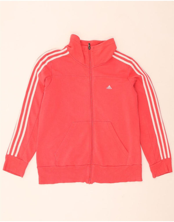 Giacca da ginnastica Adidas Climalite da donna UK 16/18 Large Rosa Cotone
