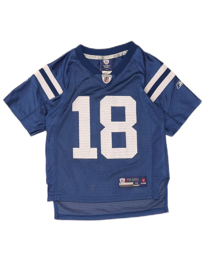 Maglia Reebok da ragazzo NFL Graphic Jersey 5-6 anni, colore blu navy medio