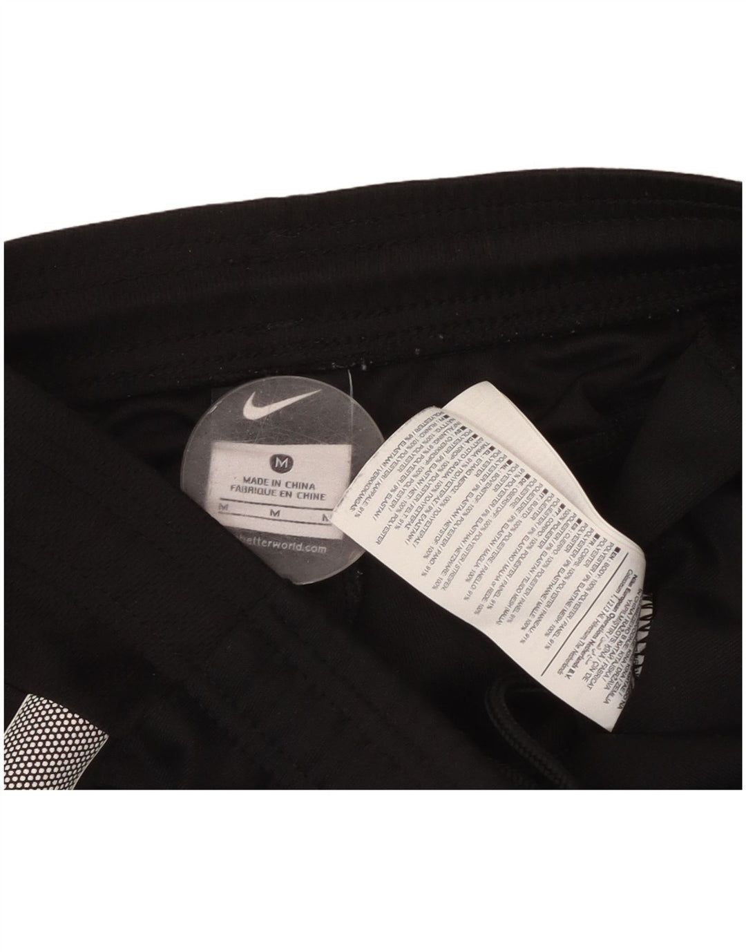 Pantaloni da tuta da donna NIKE UK 14 poliestere color block medio nero