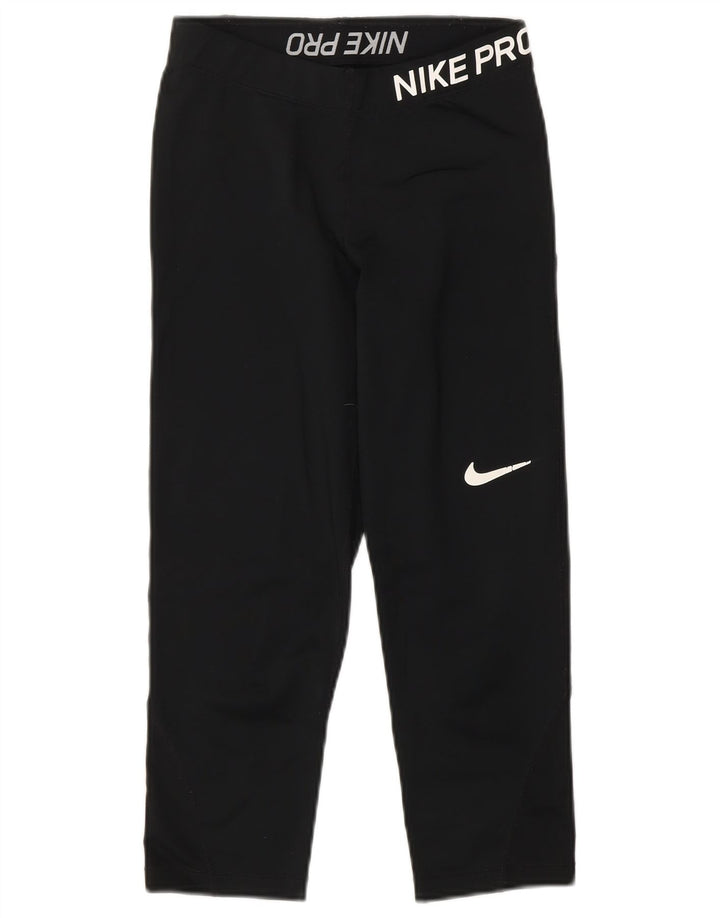 Pantaloni da tuta da donna NIKE UK 10 piccoli poliestere nero