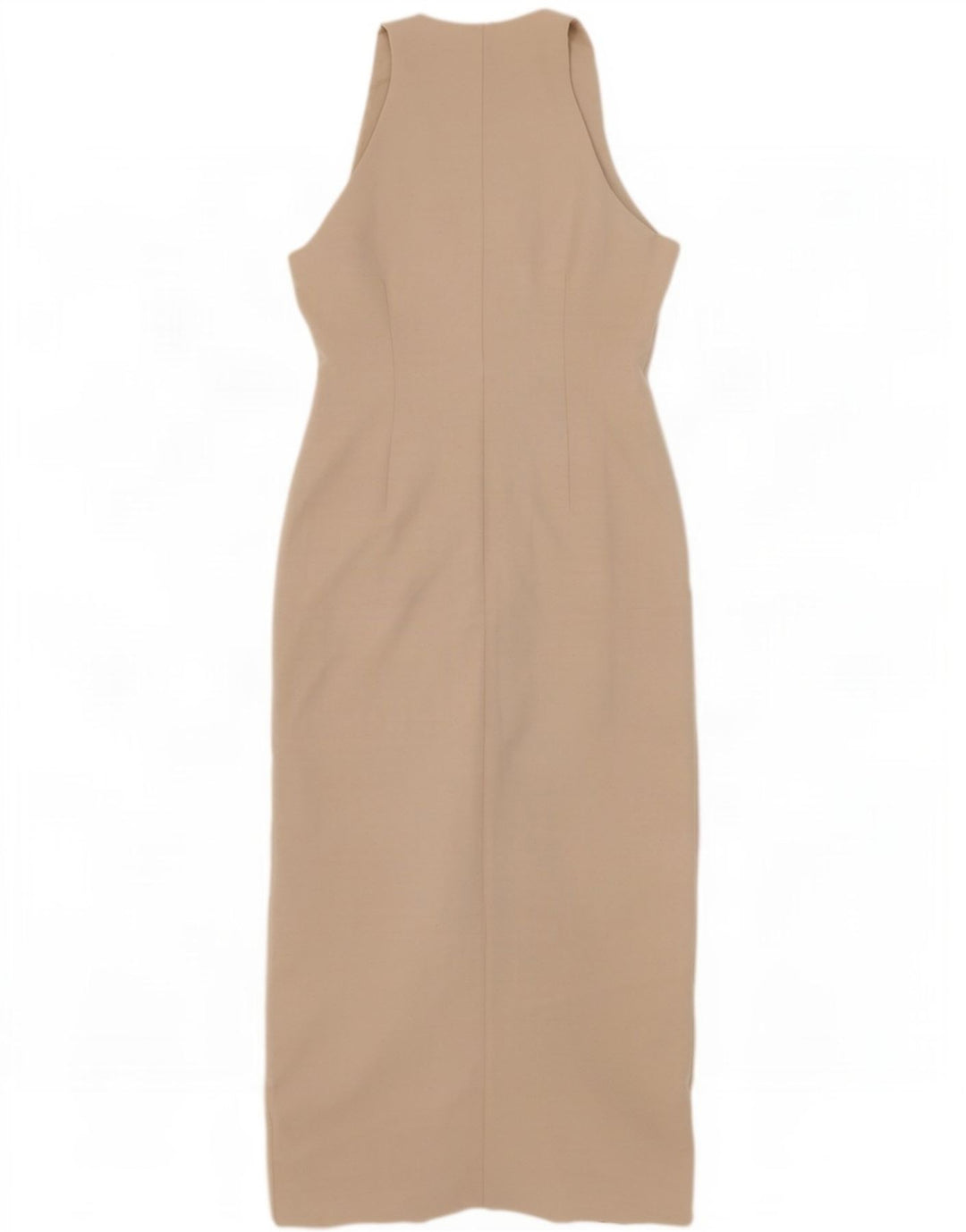 Abito lungo senza maniche da donna Michelle Keegan UK 12 Poliestere beige medio