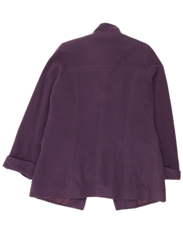 Soprabito oversize da donna Marks & Spencer UK 10 Small Purple New Wool