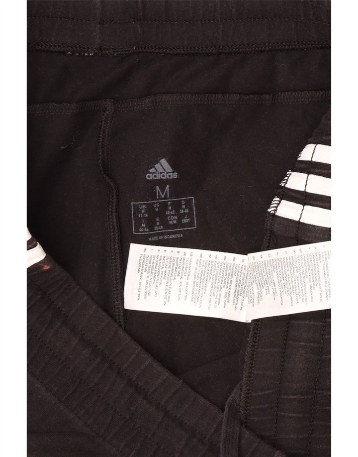 Pantaloncini sportivi ADIDAS da donna UK 12/14 cotone nero medio