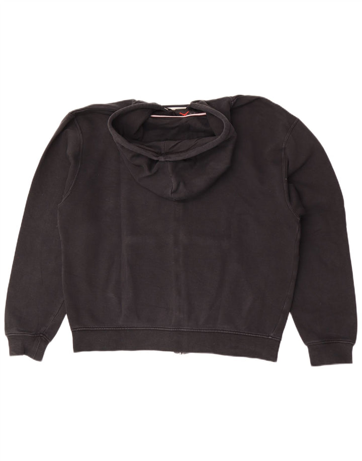 Felpa con cappuccio e zip Jordan da uomo in cotone nero medio