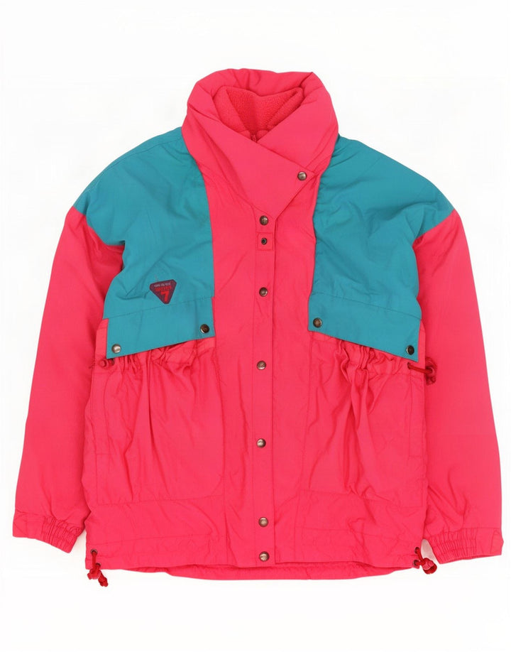 Giacca da sci oversize da donna Degre 7 IT 44 Poliammide color block rosa medio