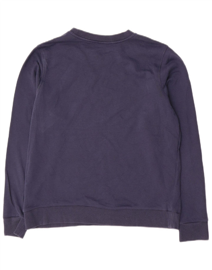 Felpa da donna Marks & Spencer UK 14 Large in cotone blu navy