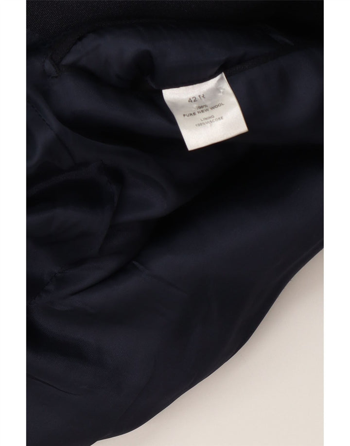 Cappotto vintage da uomo UK 42 XL in lana blu navy