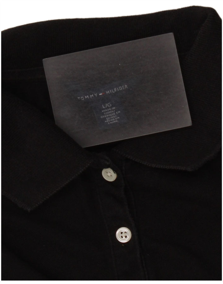 Polo da donna Tommy Hilfiger UK 14 grande nera