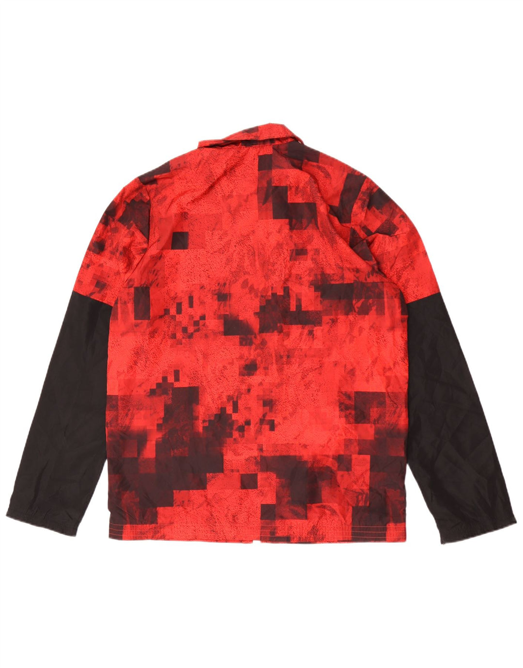 Giacca antipioggia Adidas da ragazzo 15-16 anni in poliestere color block rosso
