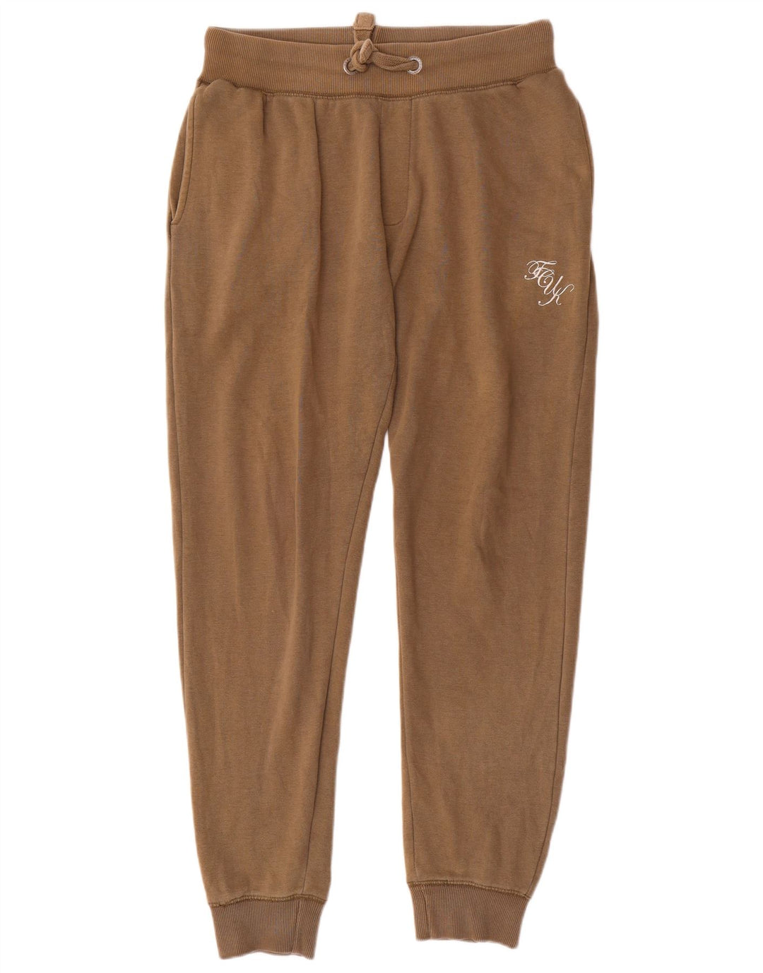Pantaloni da tuta da uomo French Connection Joggers cotone medio kaki