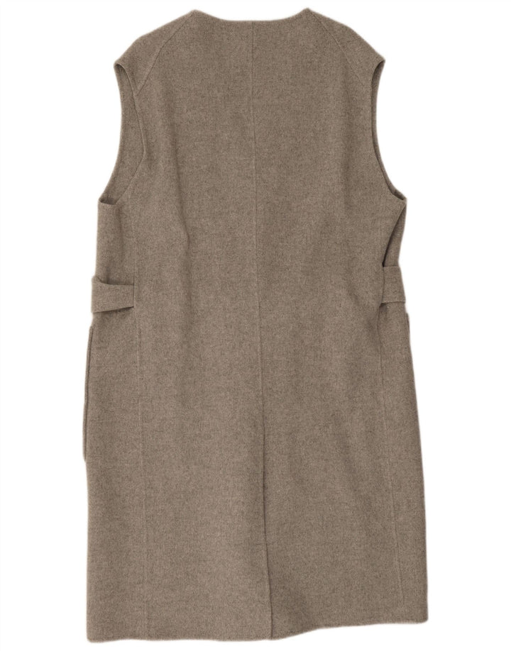 Gilet oversize lungo da donna Cos UK 14 Lana grigio medio