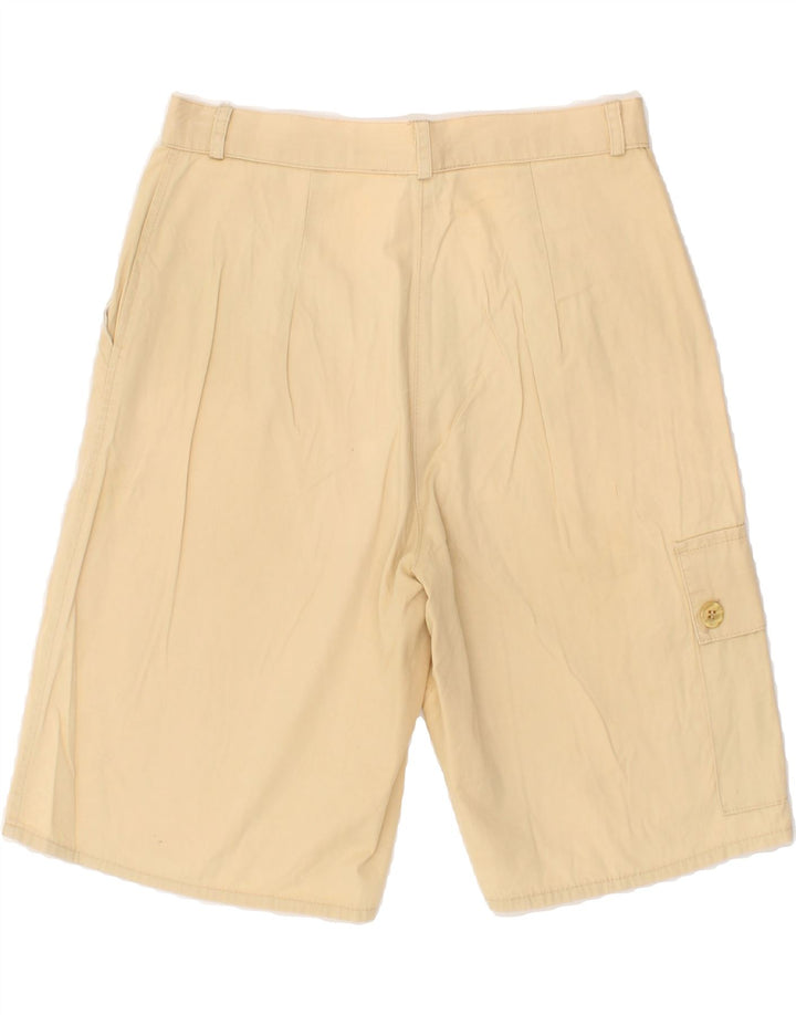 VINTAGE Womens Cargo Shorts IT 44 Medium  W28  Beige Cotton Vintage Vintage and Second-Hand Vintage from Messina Hembry 