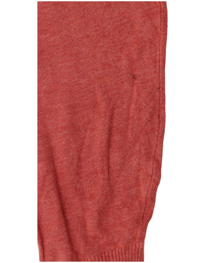 Maglione girocollo corto da donna Marks & Spencer UK 16 grande rosso