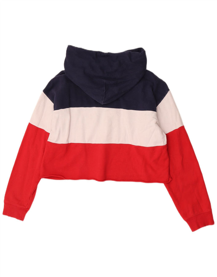 Maglione corto con cappuccio oversize da donna Levi's UK 14 medio multicolore