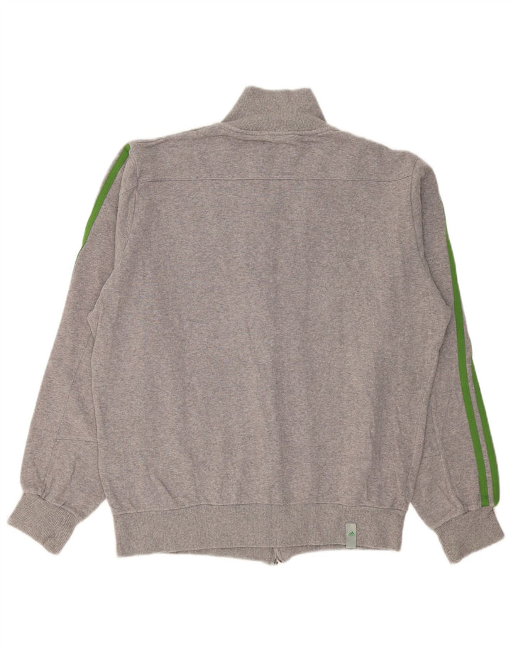 Giacca da tuta da uomo ADIDAS UK 40/42 Cotone screziato grigio medio
