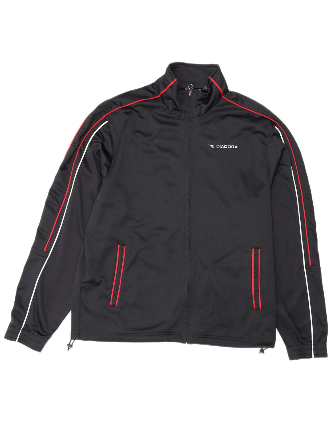 Giacca da tuta da uomo Diadora UK 40 Medium Nero Poliestere