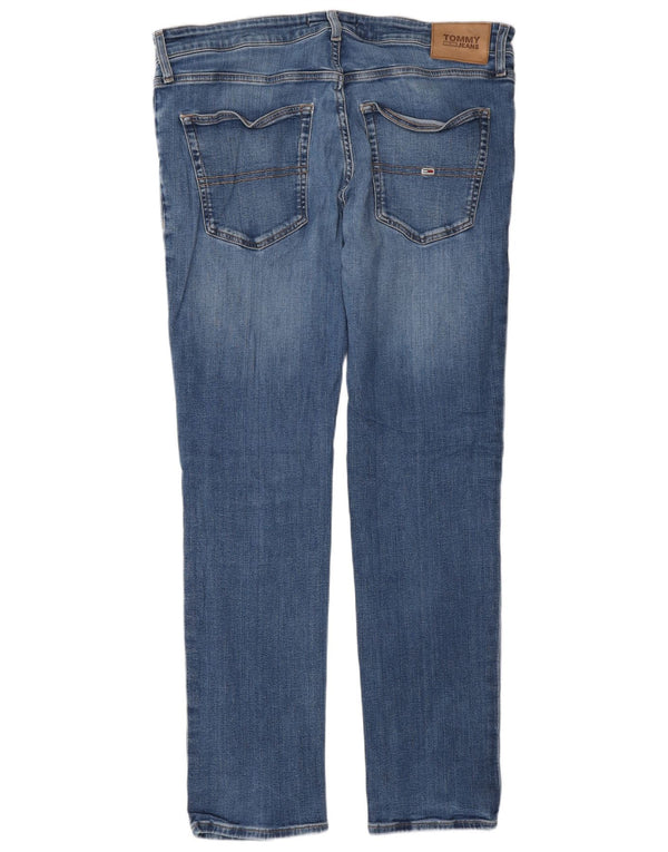 Tommy Hilfiger Uomo Scanton Slim Jeans W36 L32 Cotone Blu