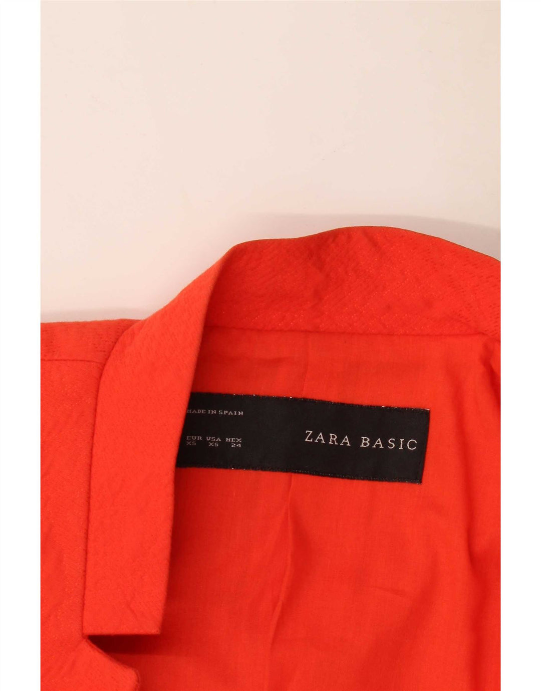 Giacca blazer aperta da donna Zara UK 6 XS rossa