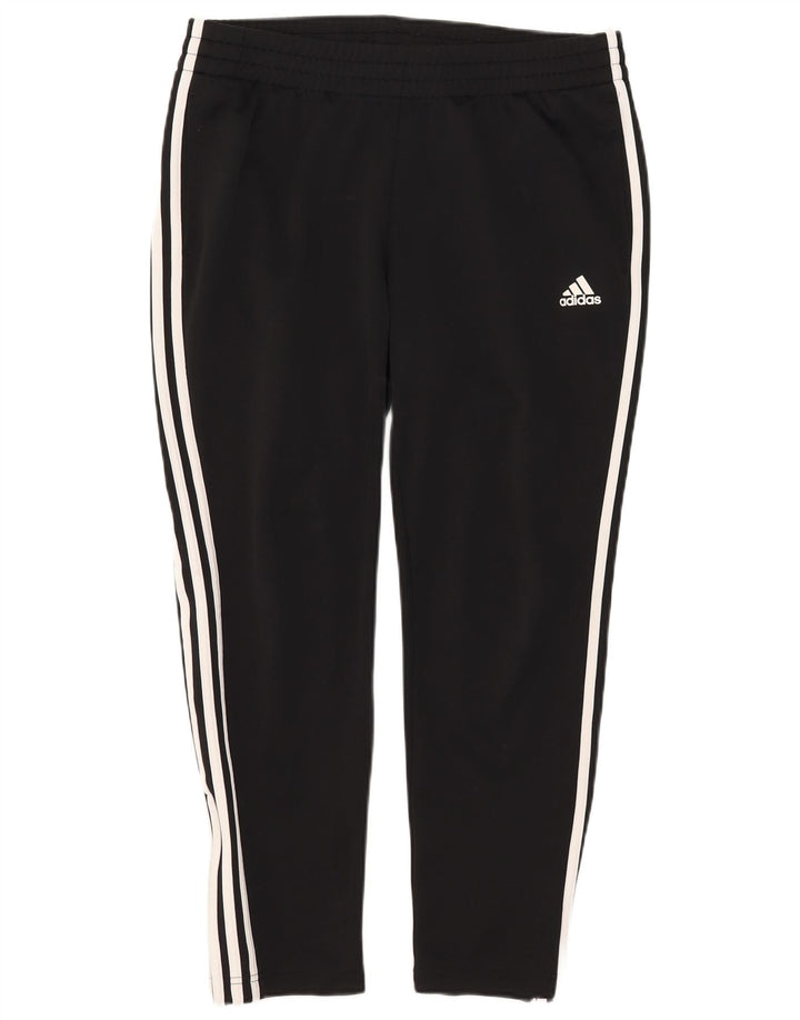 Pantaloni da tuta da donna Adidas UK 16/18 Large Nero Poliestere